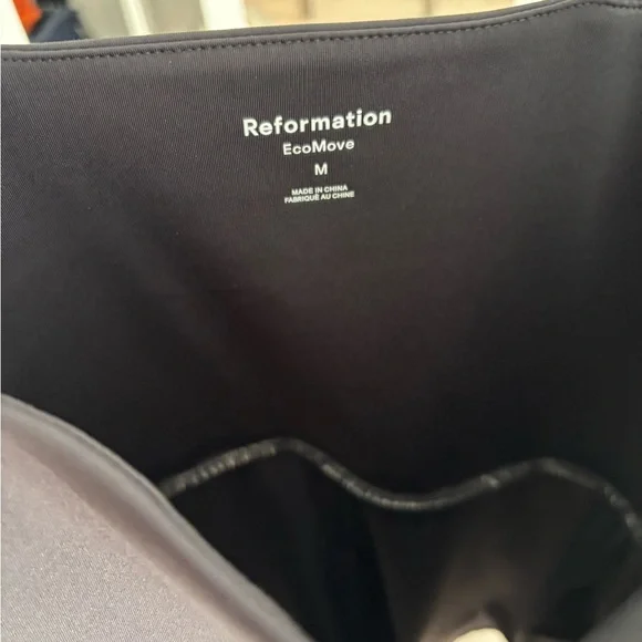 NWOT reformation daria ecomove active dress in black - Picture 2 of 6